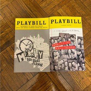 Merrily We Roll Along Playbills